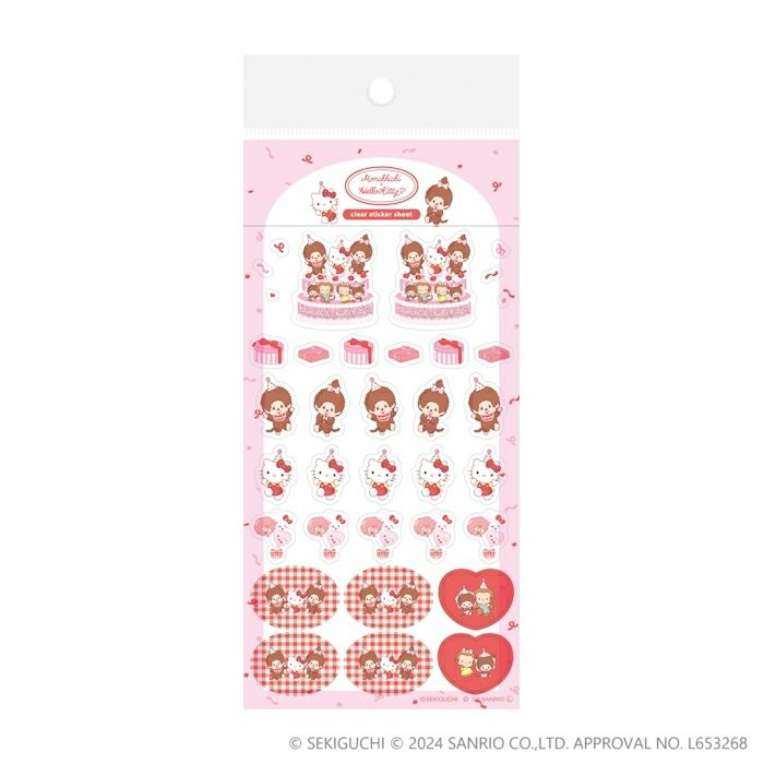 透明ｼｰﾙｼｰﾄ ﾊﾟｰﾃｨｰB ﾓﾝﾁｯﾁ×ﾊﾛｰｷﾃｨ