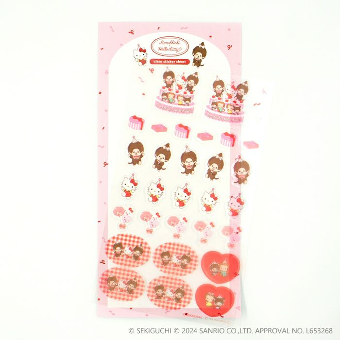 透明ｼｰﾙｼｰﾄ ﾊﾟｰﾃｨｰB ﾓﾝﾁｯﾁ×ﾊﾛｰｷﾃｨ