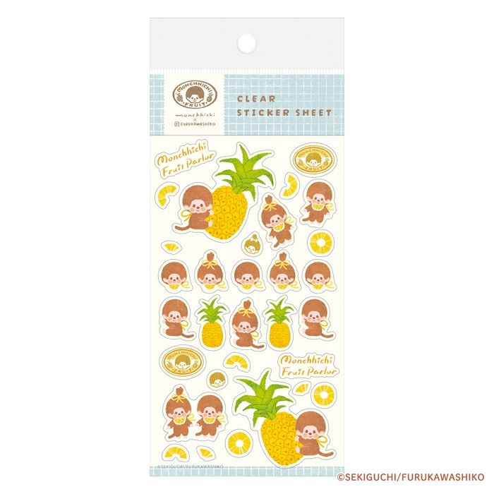 透明ｼｰﾙｼｰﾄ ﾊﾟｲﾝ ﾓﾝﾁｯﾁ