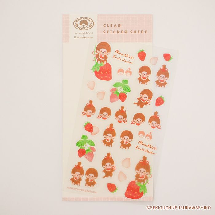 透明ｼｰﾙｼｰﾄ いちご ﾓﾝﾁｯﾁ