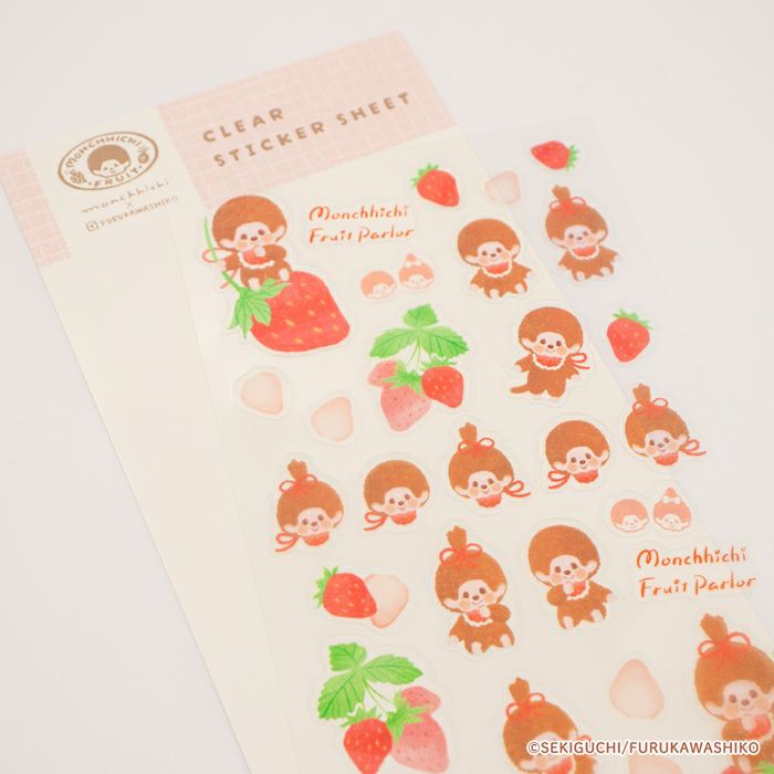 透明ｼｰﾙｼｰﾄ いちご ﾓﾝﾁｯﾁ