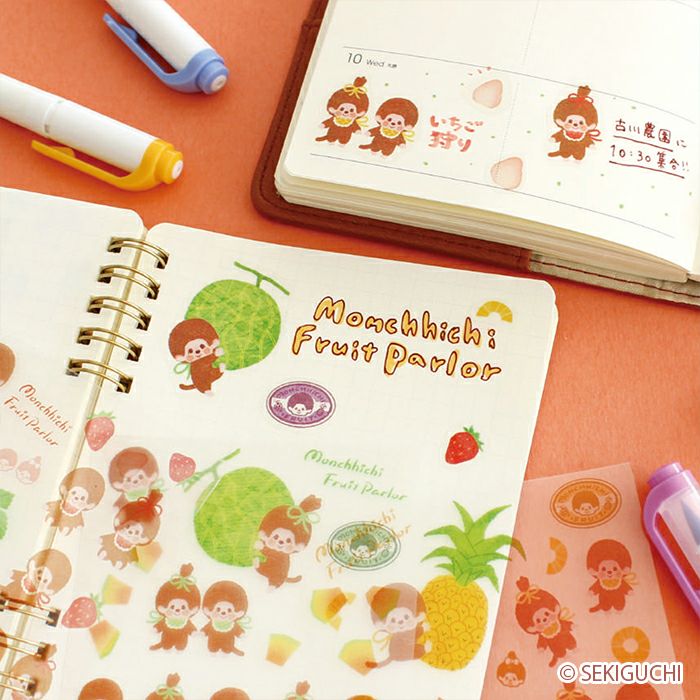 透明ｼｰﾙｼｰﾄ いちご ﾓﾝﾁｯﾁ