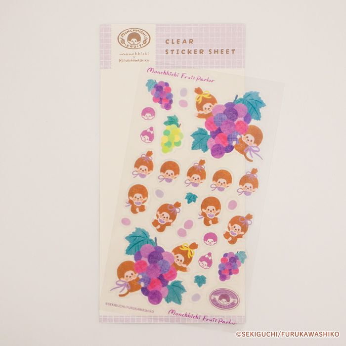 透明ｼｰﾙｼｰﾄ ぶどう ﾓﾝﾁｯﾁ