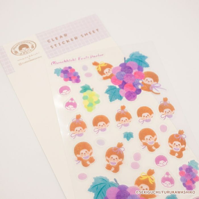 透明ｼｰﾙｼｰﾄ ぶどう ﾓﾝﾁｯﾁ