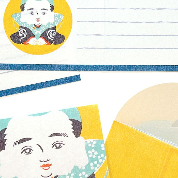 NIPPON365  美濃和紙 ましかくぽち文 福助