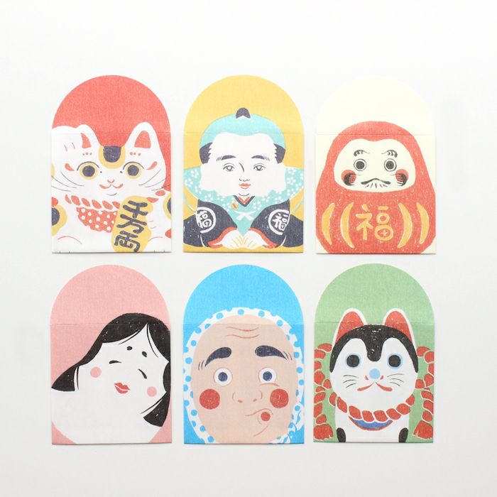 NIPPON365  美濃和紙 ましかくぽち文 ひょっとこ