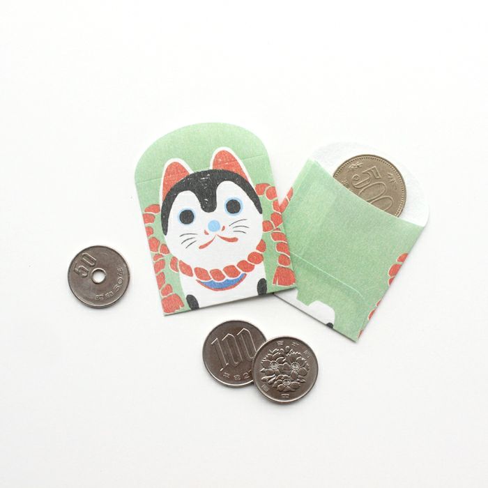 NIPPON365  美濃和紙 豆ぽち袋 福助