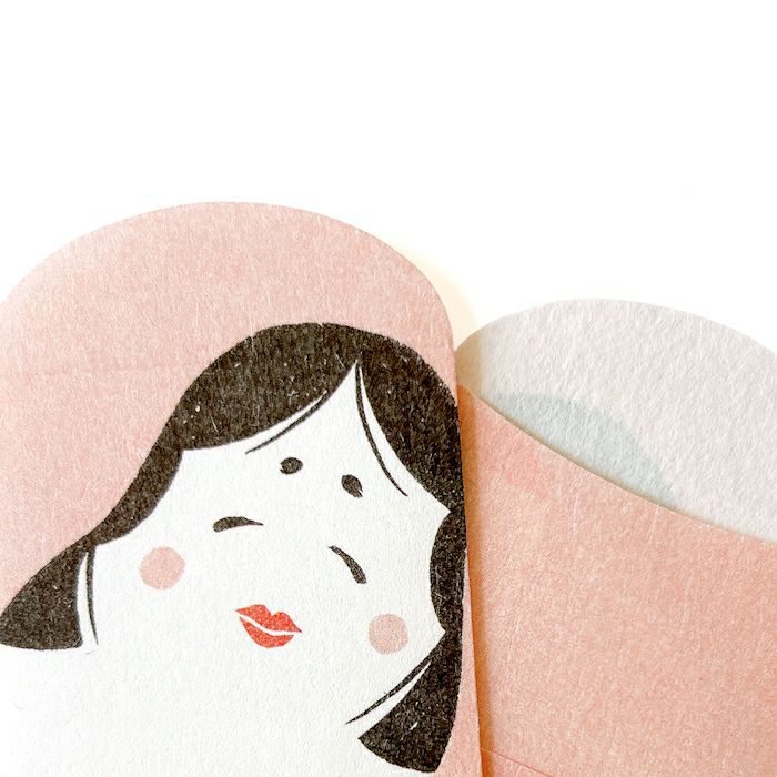 Furukawa Shiko Mino Washi Mini Envelope - Otafuku