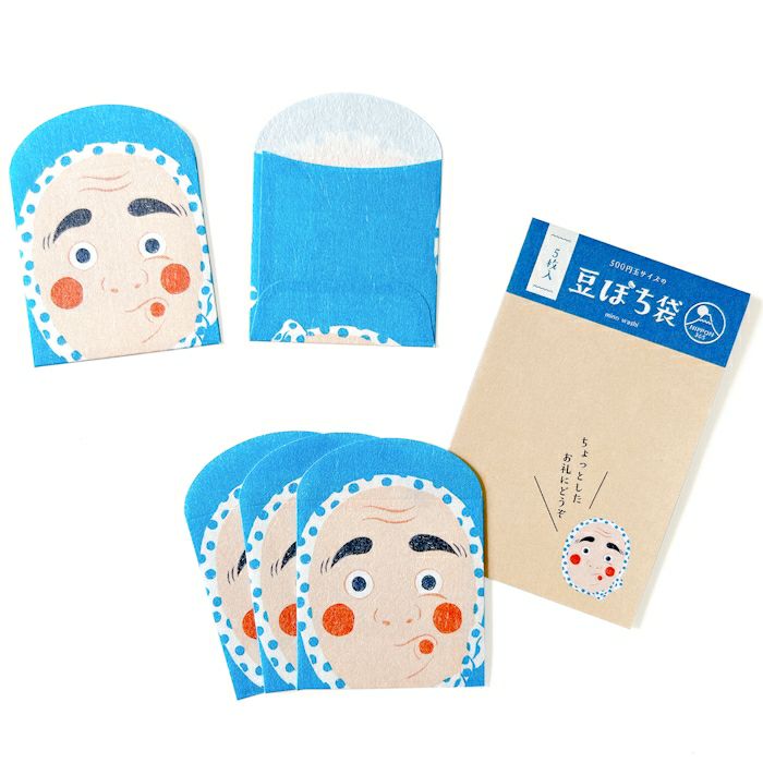 NIPPON365  美濃和紙 豆ぽち袋 ひょっとこ