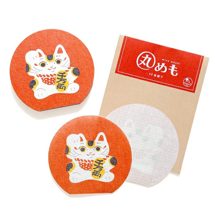 NIPPON365  美濃和紙 丸めも 招き猫