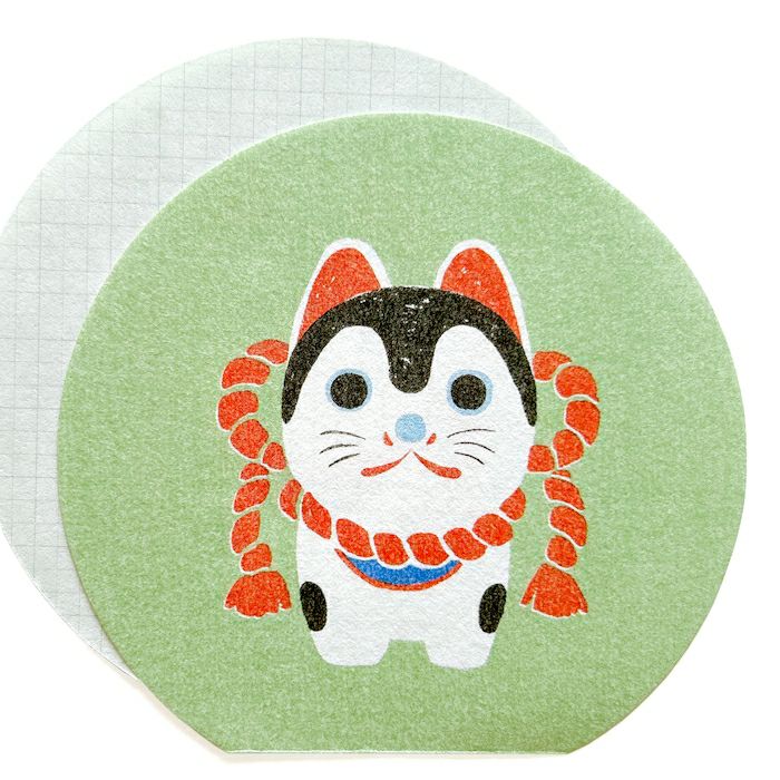 NIPPON365  美濃和紙 丸めも 犬張り子