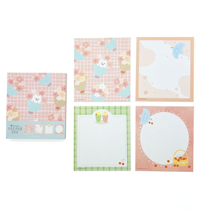 4ﾃﾞｻﾞｲﾝﾒﾓﾊﾟｯﾄﾞ ふんわりさくら | 古川紙工公式オンラインショップ