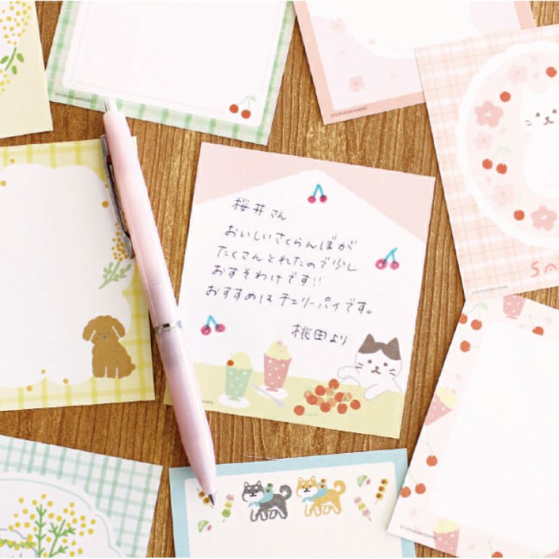 4ﾃﾞｻﾞｲﾝﾒﾓﾊﾟｯﾄﾞ ほわほわﾐﾓｻﾞ | 古川紙工公式オンラインショップ