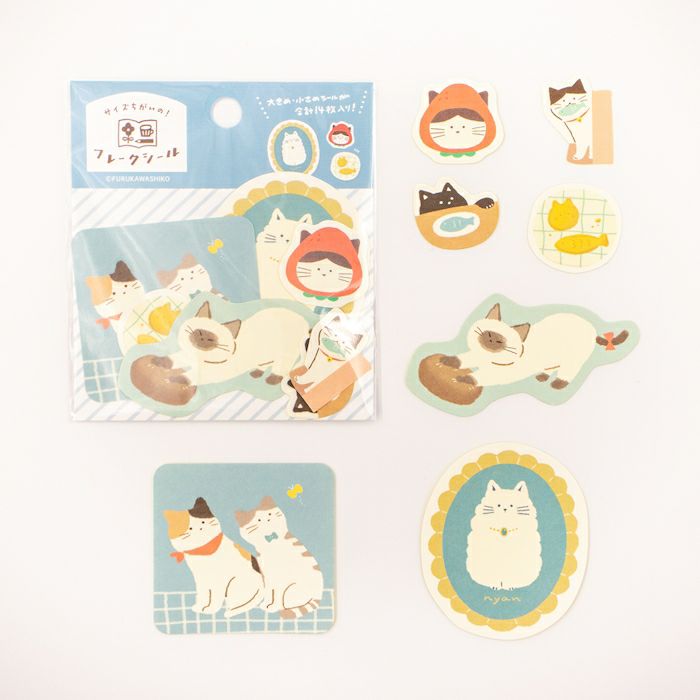 ｻｲｽﾞ違いのﾌﾚｰｸｼｰﾙ ﾈｺ わたしびより