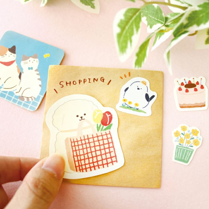 ｻｲｽﾞ違いのﾌﾚｰｸｼｰﾙ もふもふ小鳥 わたしびより