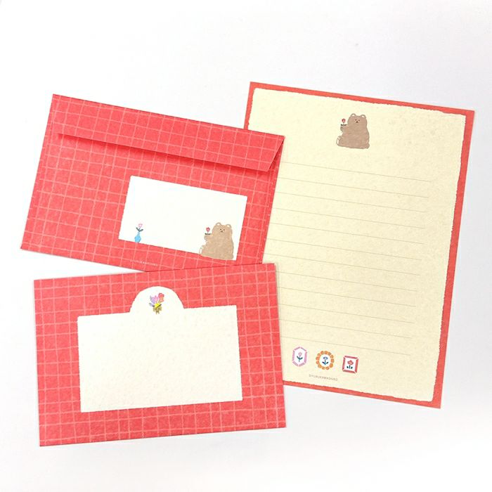 ﾚﾀｰｾｯﾄ もふもふくま わたしびより | 古川紙工公式オンライン