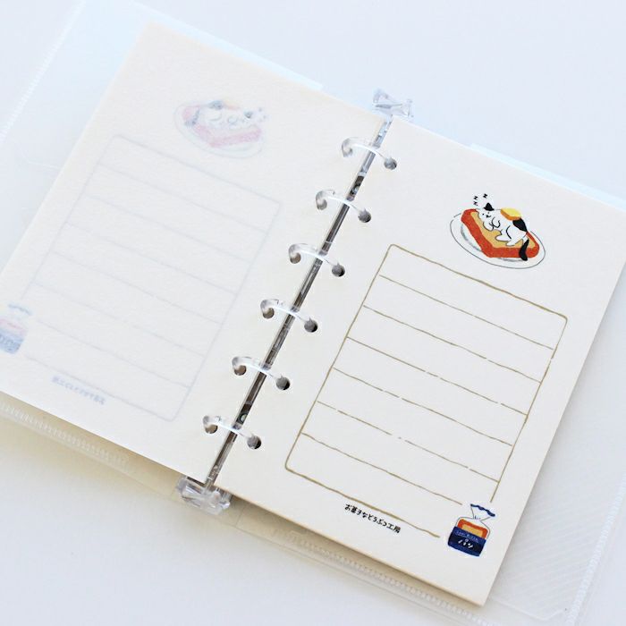 fufufu手帳 そえぶみ箋ﾘﾌｨﾙM6 ﾊﾟﾝ | 古川紙工公式オンラインショップ