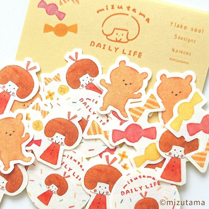 和紙ﾌﾚｰｸｼｰﾙ あまいｷｬﾝﾃﾞｨｰ DAILY LIFE