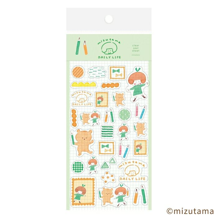 透明ｼｰﾙｼｰﾄ たのしいお絵描き DAILY LIFE