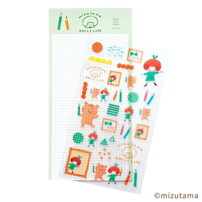 透明ｼｰﾙｼｰﾄ たのしいお絵描き DAILY LIFE