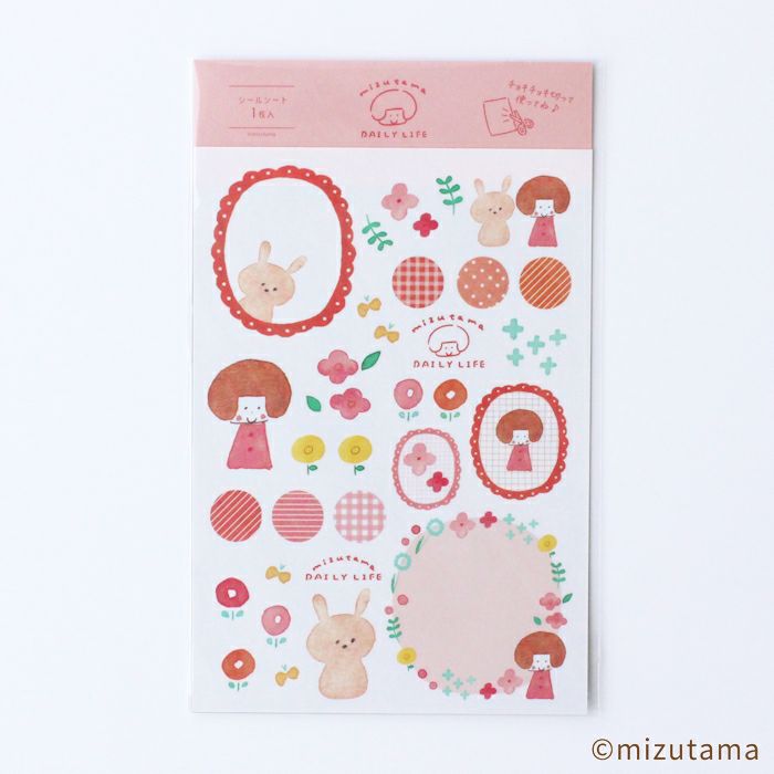 ｵﾝﾗｲﾝ限定 ｼｰﾙｼｰﾄ DAILY LIFE かわいいお花