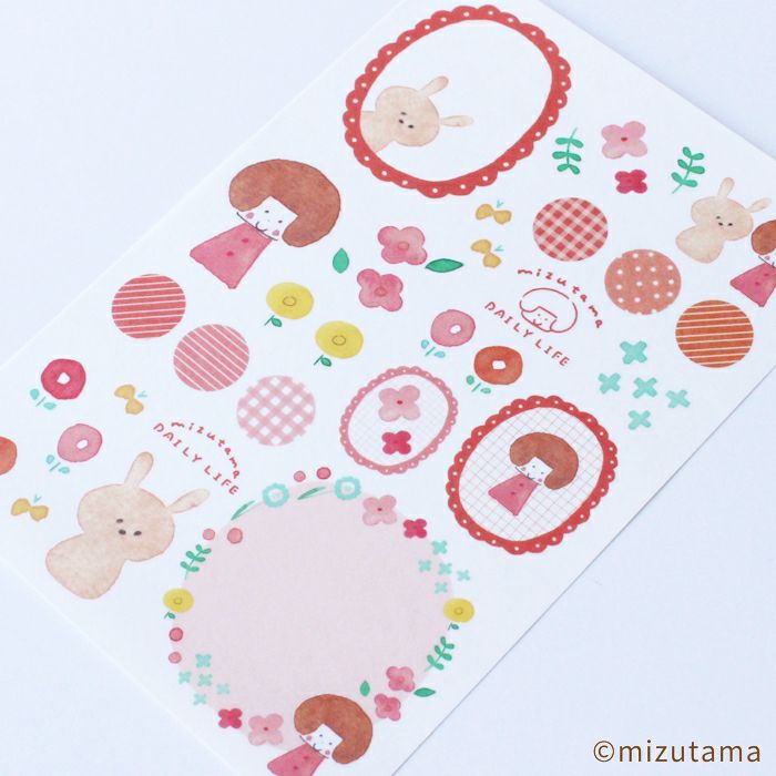 ｵﾝﾗｲﾝ限定 ｼｰﾙｼｰﾄ DAILY LIFE かわいいお花