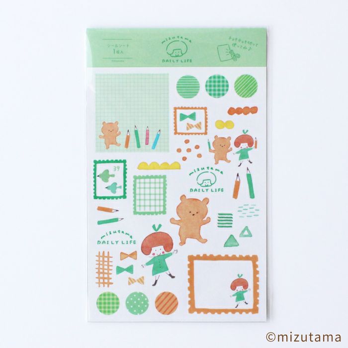 ｵﾝﾗｲﾝ限定 ｼｰﾙｼｰﾄ DAILY LIFE たのしいお絵描き