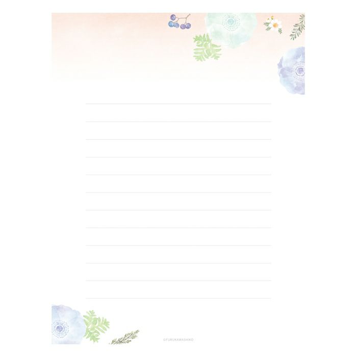 工藝青花 9.10.11 レターセット 工藝青花 9.10.11 レターセット