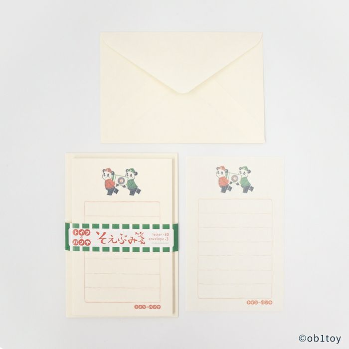 そえぶみ箋 ﾄｲﾂのﾊﾟﾝﾀﾞ ｵﾋﾞﾜﾝ