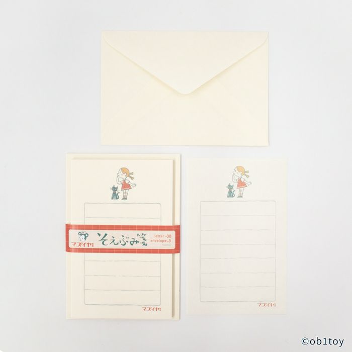 そえぶみ箋 ﾏｽﾞｲﾔ製菓 ｵﾋﾞﾜﾝ