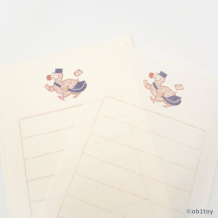 そえぶみ箋 ﾚﾄﾛ郵便 ｵﾋﾞﾜﾝ