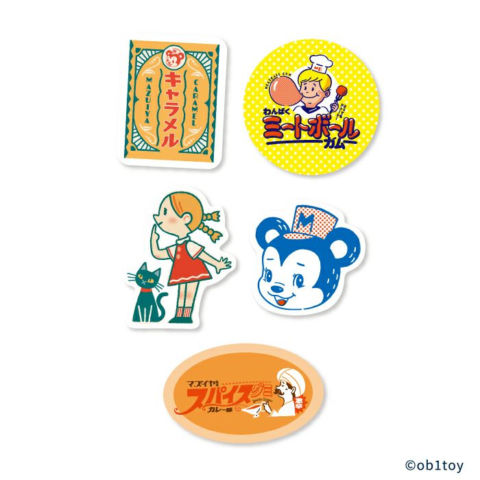 和紙ﾌﾚｰｸｼｰﾙ ﾏｽﾞｲﾔ製菓 ｵﾋﾞﾜﾝ