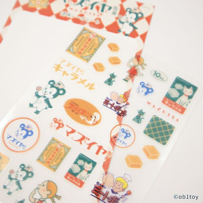 透明ｼｰﾙｼｰﾄ ﾏｽﾞｲﾔ製菓 ｵﾋﾞﾜﾝ