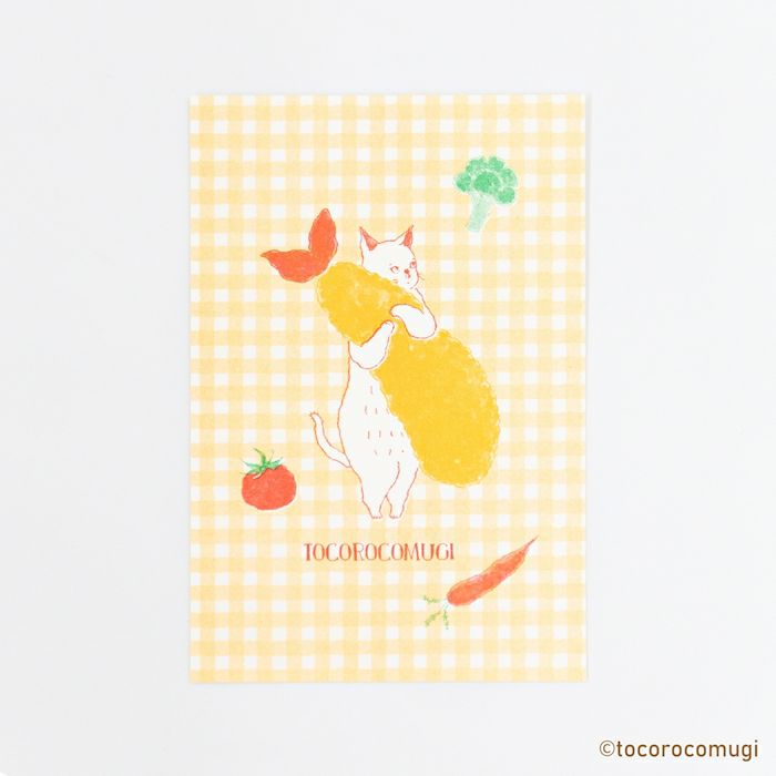 ﾚﾄﾛﾎﾟｽﾄｶｰﾄﾞ picnic ﾄｺﾛｺﾑｷﾞ