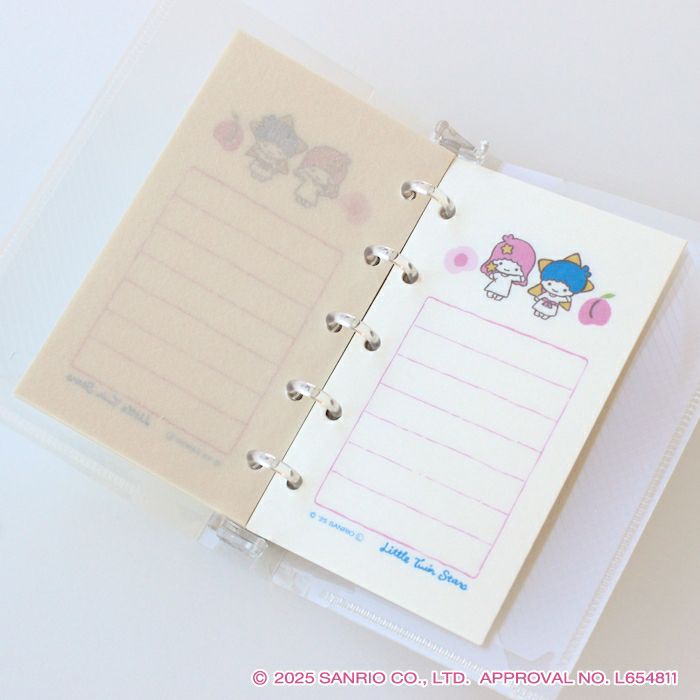 fufufu手帳 そえぶみ箋ﾘﾌｨﾙM5 ｻﾝﾘｵ ﾘﾄﾙﾂｲﾝｽﾀｰｽﾞ | 古川紙工公式