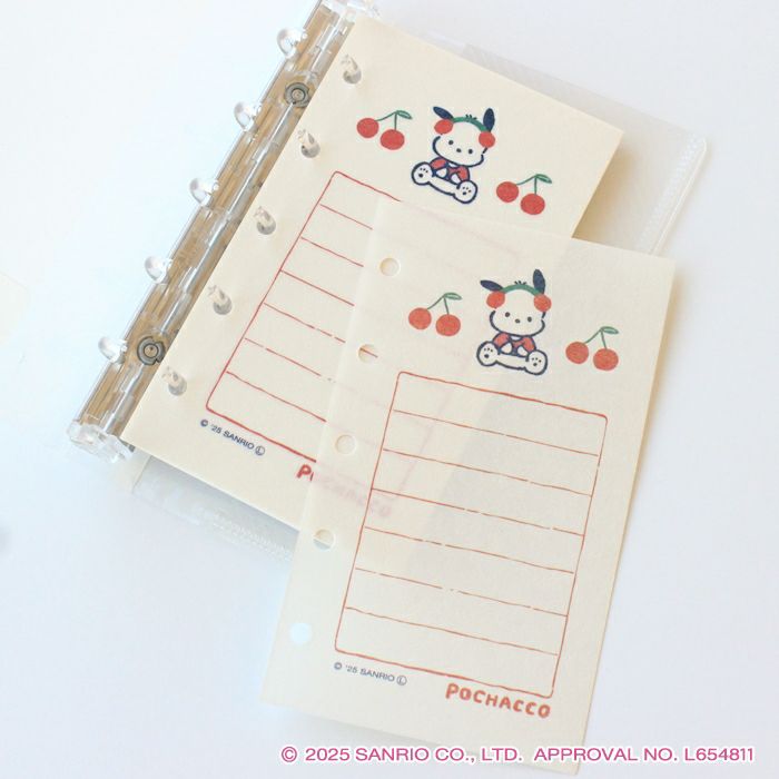 fufufu手帳 そえぶみ箋ﾘﾌｨﾙM5 ｻﾝﾘｵ ﾎﾟﾁｬｯｺ | 古川紙工公式