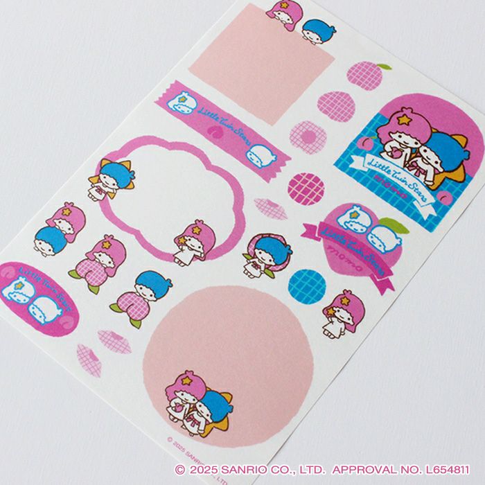 ｵﾝﾗｲﾝ限定 ｼｰﾙｼｰﾄ ｻﾝﾘｵ ﾘﾄﾙﾂｲﾝｽﾀｰｽﾞ