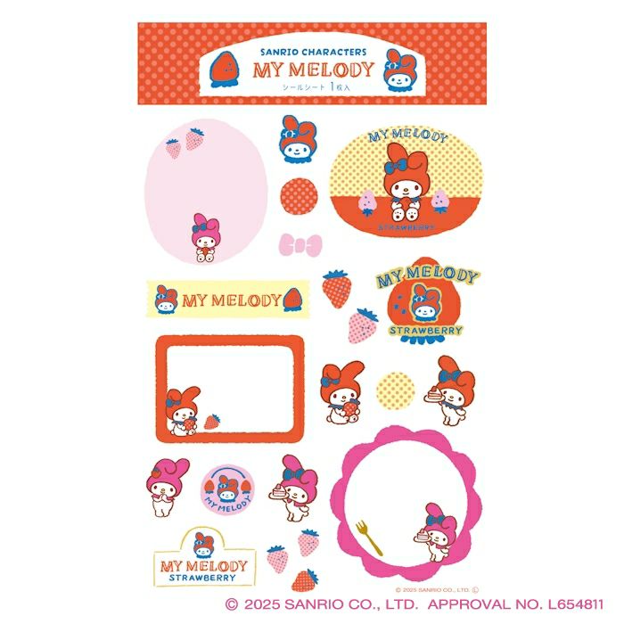 ｵﾝﾗｲﾝ限定 ｼｰﾙｼｰﾄ ｻﾝﾘｵ ﾏｲﾒﾛﾃﾞｨ | 古川紙工公式オンラインショップ