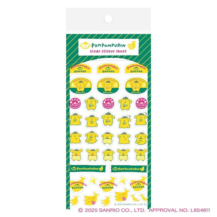 透明ｼｰﾙｼｰﾄ ﾎﾟﾑﾎﾟﾑﾌﾟﾘﾝ ｻﾝﾘｵ