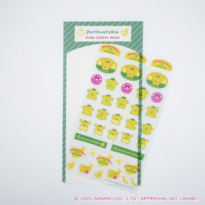 透明ｼｰﾙｼｰﾄ ﾎﾟﾑﾎﾟﾑﾌﾟﾘﾝ ｻﾝﾘｵ