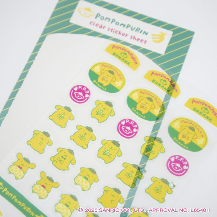 透明ｼｰﾙｼｰﾄ ﾎﾟﾑﾎﾟﾑﾌﾟﾘﾝ ｻﾝﾘｵ