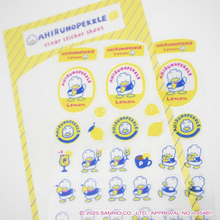 透明ｼｰﾙｼｰﾄ あひるのﾍﾟｯｸﾙ ｻﾝﾘｵ