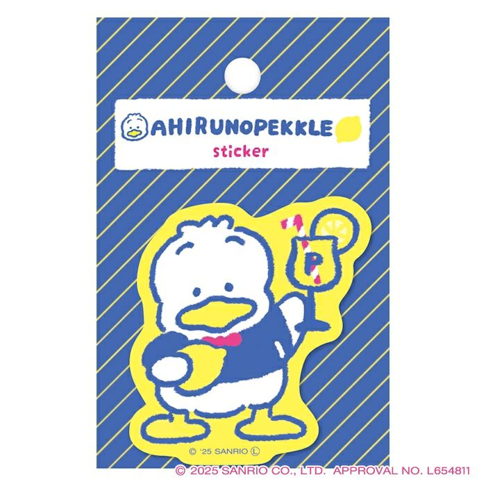 ｽﾃｯｶｰ あひるのﾍﾟｯｸﾙB ｻﾝﾘｵ