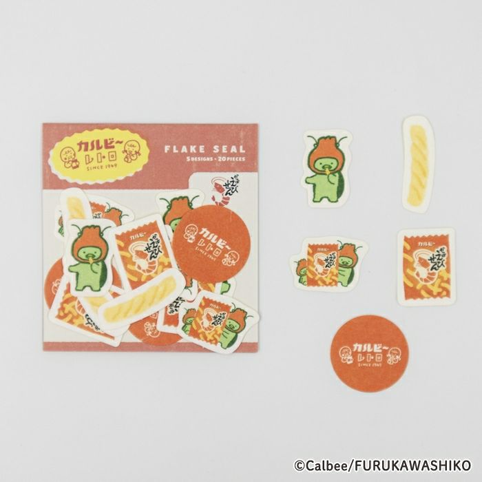 和紙ﾌﾚｰｸｼｰﾙ かっぱえびせん ｶﾙﾋﾞｰ