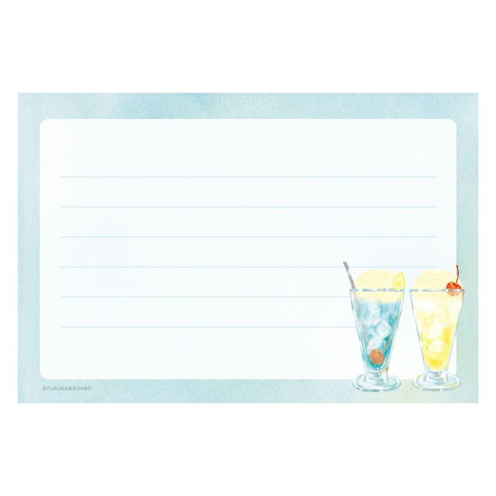 ﾐﾆﾚﾀｰｾｯﾄ ﾌﾞﾙｰｸﾘｰﾑｿｰﾀﾞ | 古川紙工公式オンラインショップ