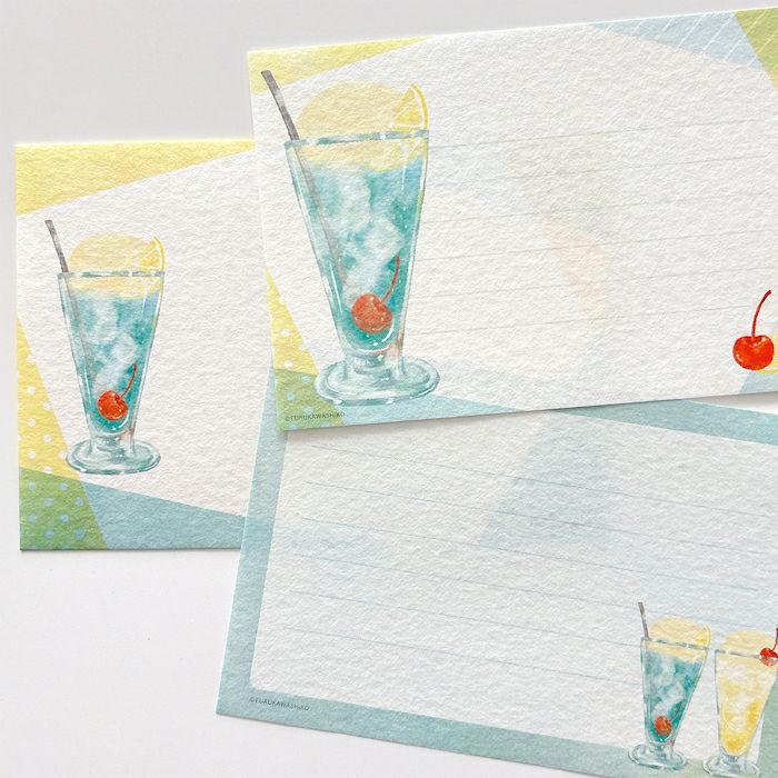 ﾐﾆﾚﾀｰｾｯﾄ ﾌﾞﾙｰｸﾘｰﾑｿｰﾀﾞ | 古川紙工公式オンラインショップ