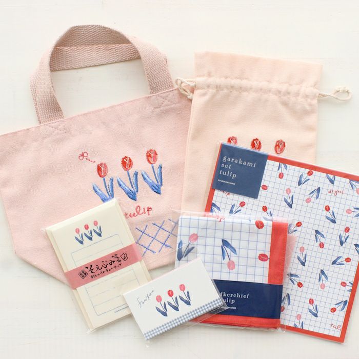 ﾌﾙｶﾜ雑貨店 刺しゅうﾁｭｰﾘｯﾌﾟｾｯﾄ