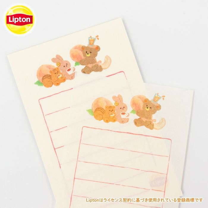 そえぶみ箋 ﾋﾟｰﾁﾃｨｰ ﾘﾌﾟﾄﾝ