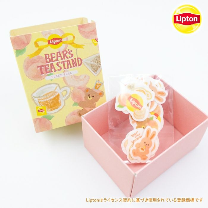 箱入りﾌﾚｰｸｼｰﾙ ﾋﾟｰﾁﾃｨｰ ﾘﾌﾟﾄﾝ