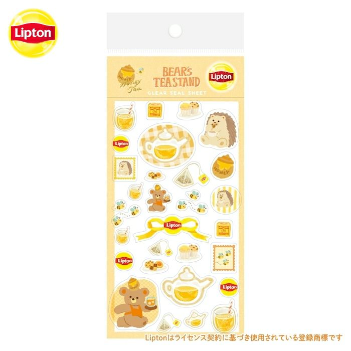 透明ｼｰﾙｼｰﾄ ﾊﾆｰﾃｨｰ ﾘﾌﾟﾄﾝ